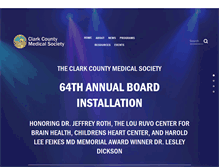 Tablet Screenshot of clarkcountymedical.org