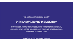 Desktop Screenshot of clarkcountymedical.com