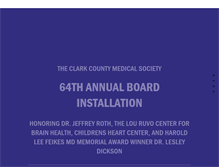 Tablet Screenshot of clarkcountymedical.com